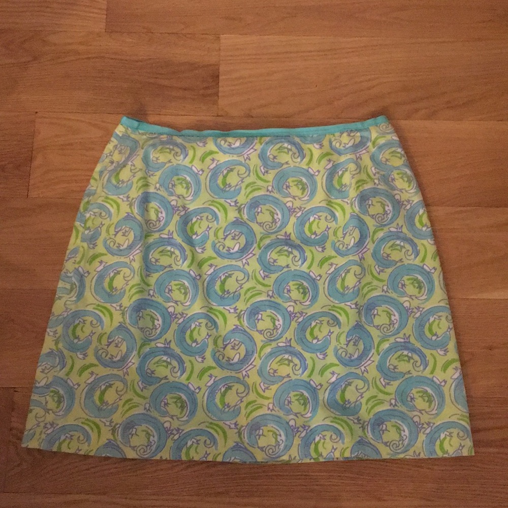 Vintage Lily Pulitzer Lined Skirt, Size 8